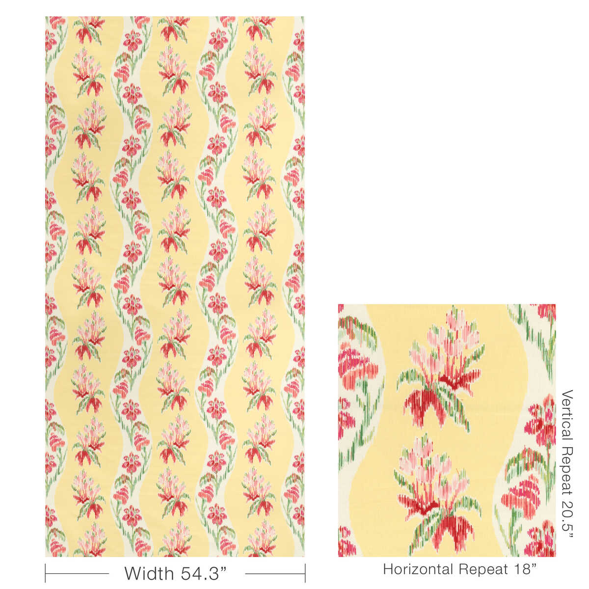 Loring Print - Spring - BRUNSCHWIG & FILS Fabric