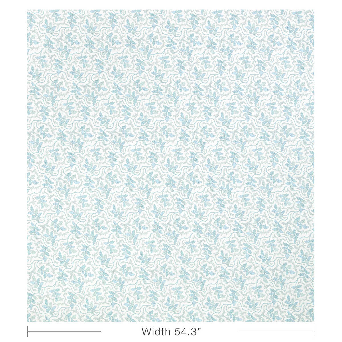 Aureille Print - Aqua - BRUNSCHWIG & FILS Fabric