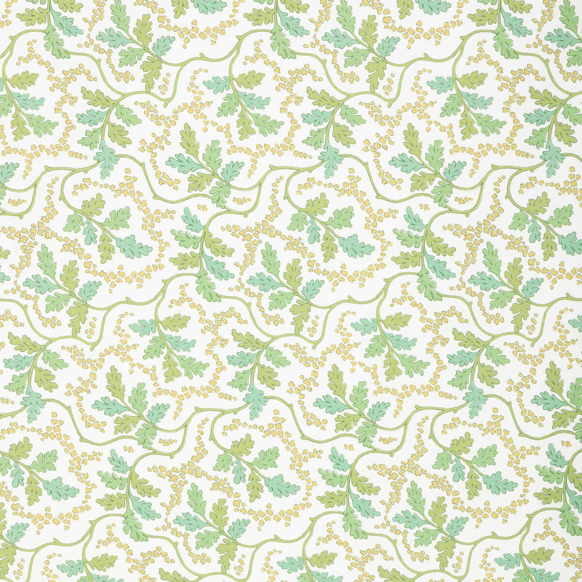 Aureille Print - Leaf - BRUNSCHWIG & FILS Fabric