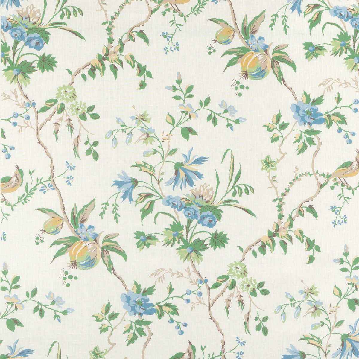 80251311530 Locklin Print Lagoon Brunschwig Fils Fabric