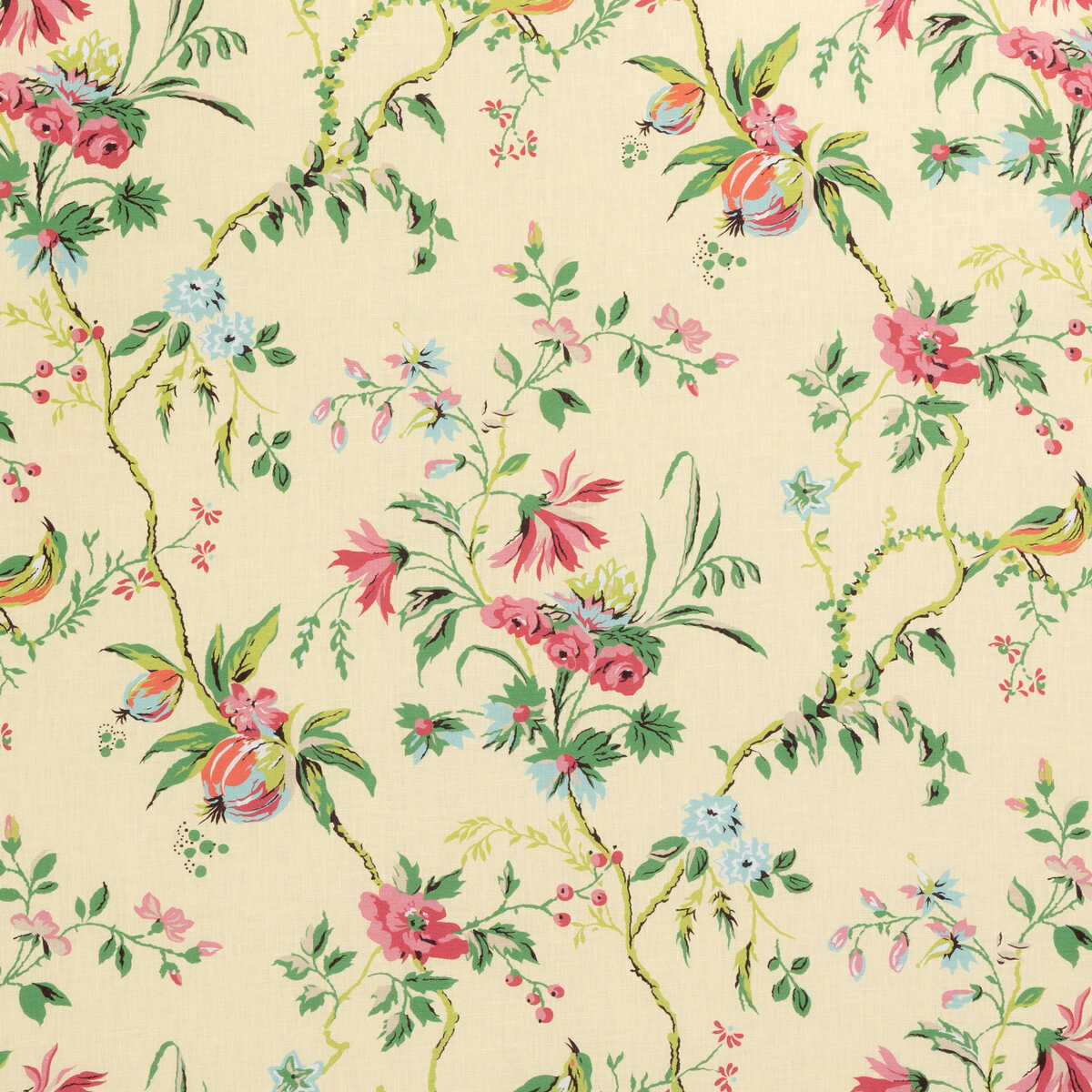 Locklin Print - Canary - BRUNSCHWIG & FILS Fabric