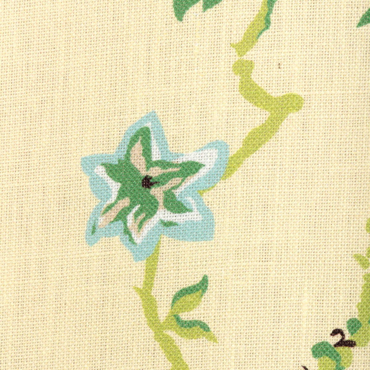 Locklin Print - Canary - BRUNSCHWIG & FILS Fabric