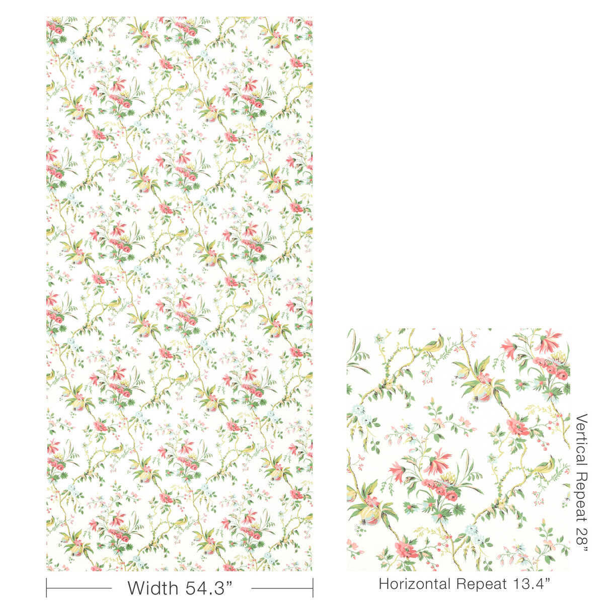 Locklin Print - Spring - BRUNSCHWIG & FILS Fabric