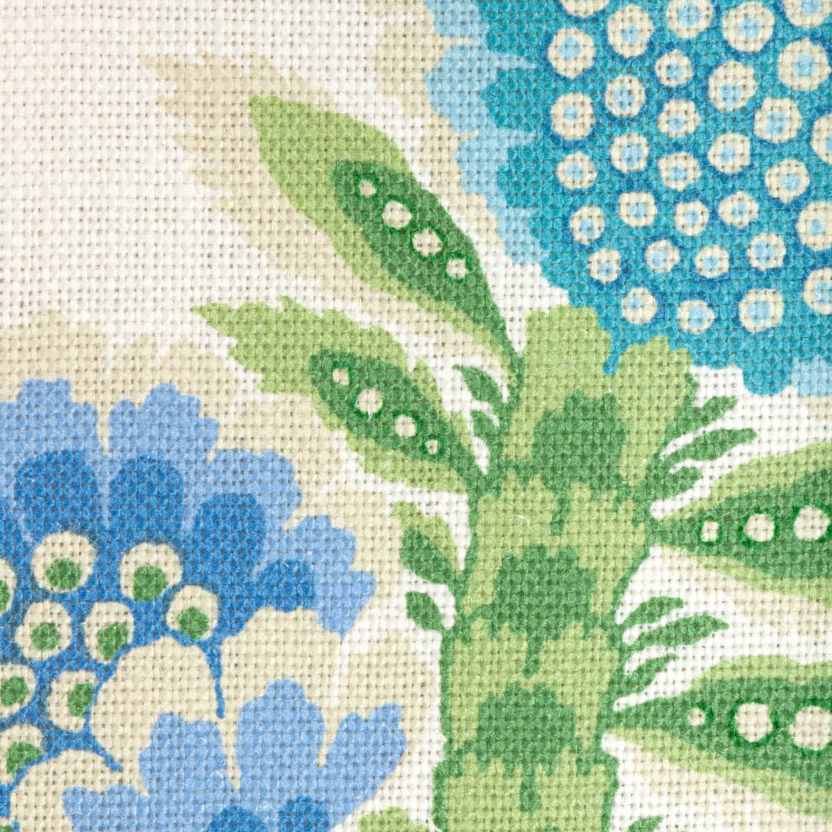 Kumaly Print - Marine - BRUNSCHWIG & FILS Fabric