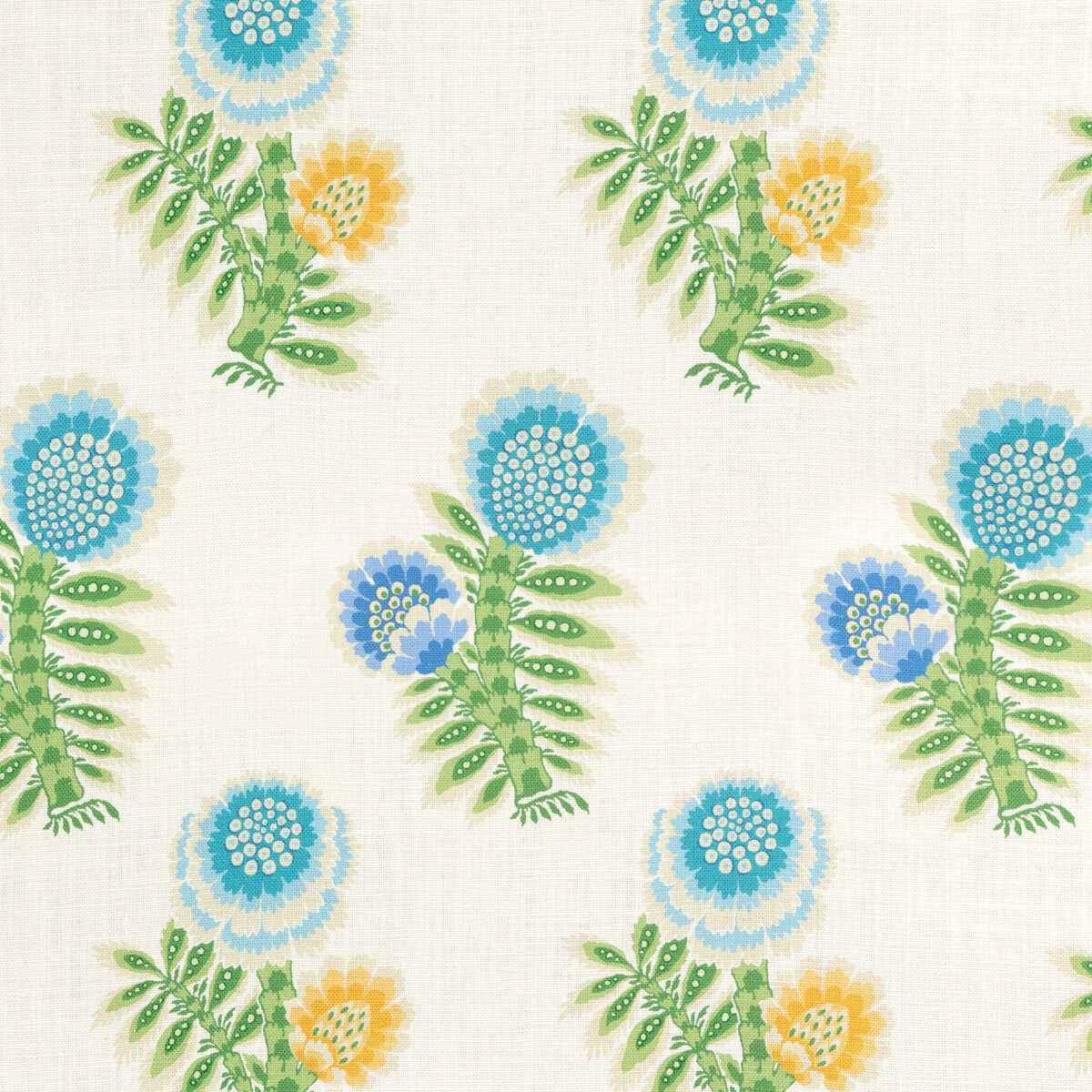 80251323530 Kumaly Print Marine Brunschwig Fils Fabric