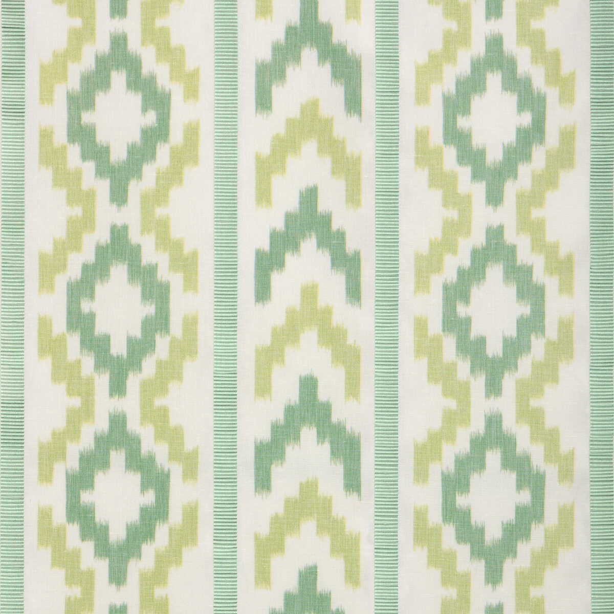 Sarlat Warp Print - Vert - BRUNSCHWIG & FILS Fabric