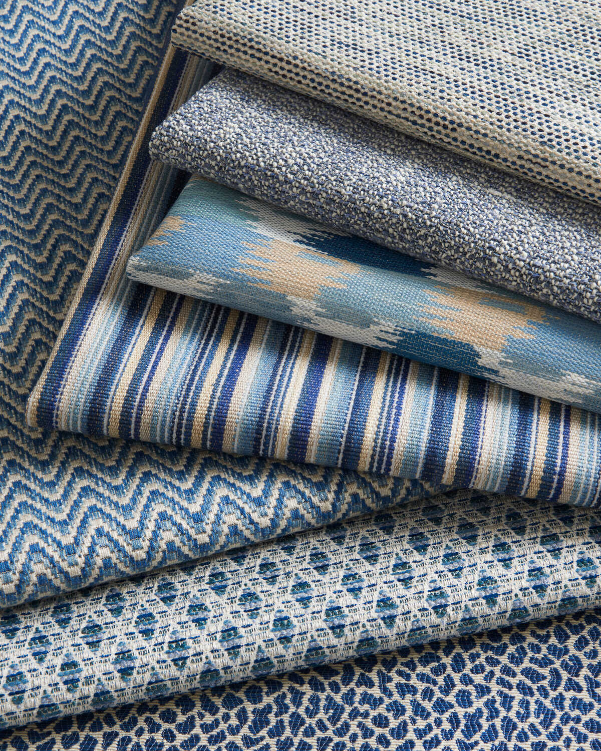 Laubinet Weave - Blue - BRUNSCHWIG & FILS Fabric
