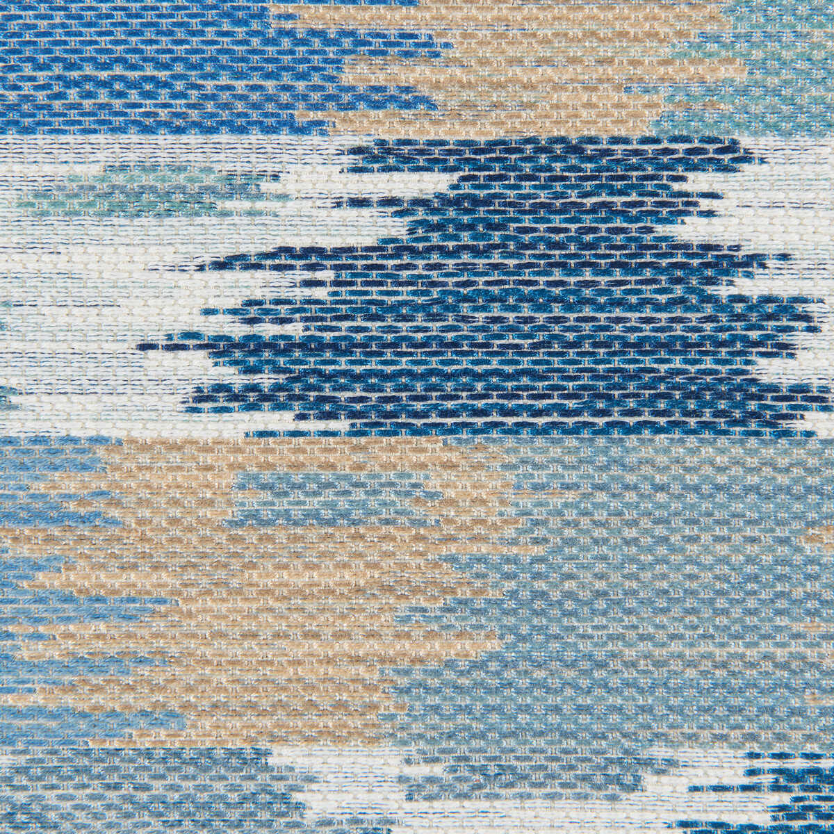 Chirouze Weave - Blue - BRUNSCHWIG & FILS Fabric