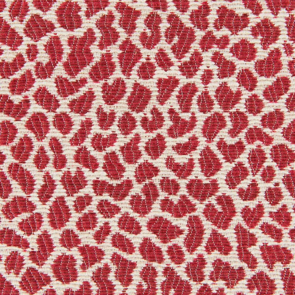 Lafayette Weave - Red - BRUNSCHWIG & FILS Fabric