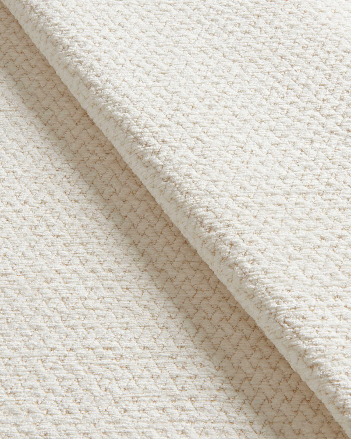 Trevoux Texture - White - BRUNSCHWIG & FILS Fabric