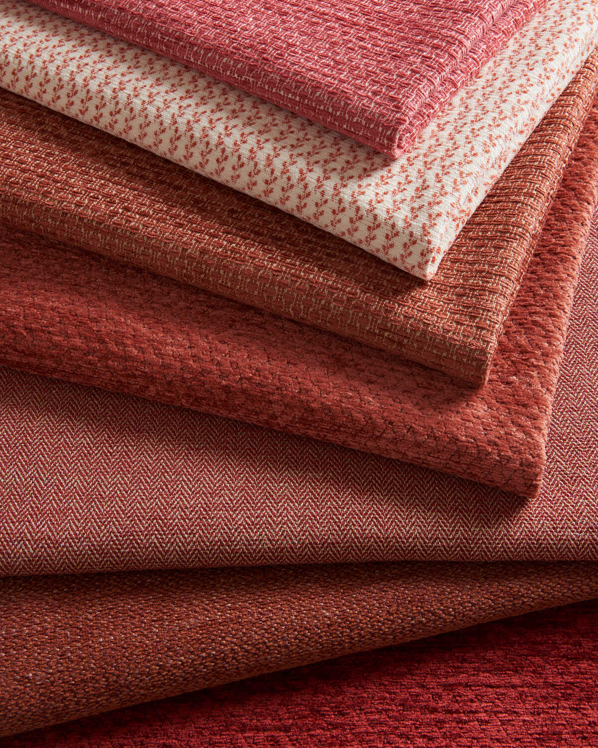 Trevoux Texture - Red - BRUNSCHWIG & FILS Fabric
