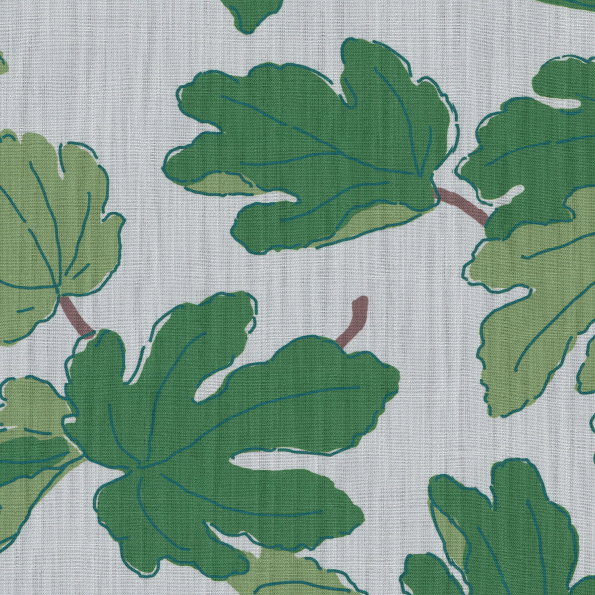 Figuier Outdoor - Aqua/Leaf - Brunschwig & Fils Fabric