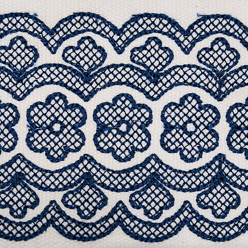 ASTRID-EMBROIDERED-TAPE-BLUE-SCHUMACHER-80442 - Schumacher Trim