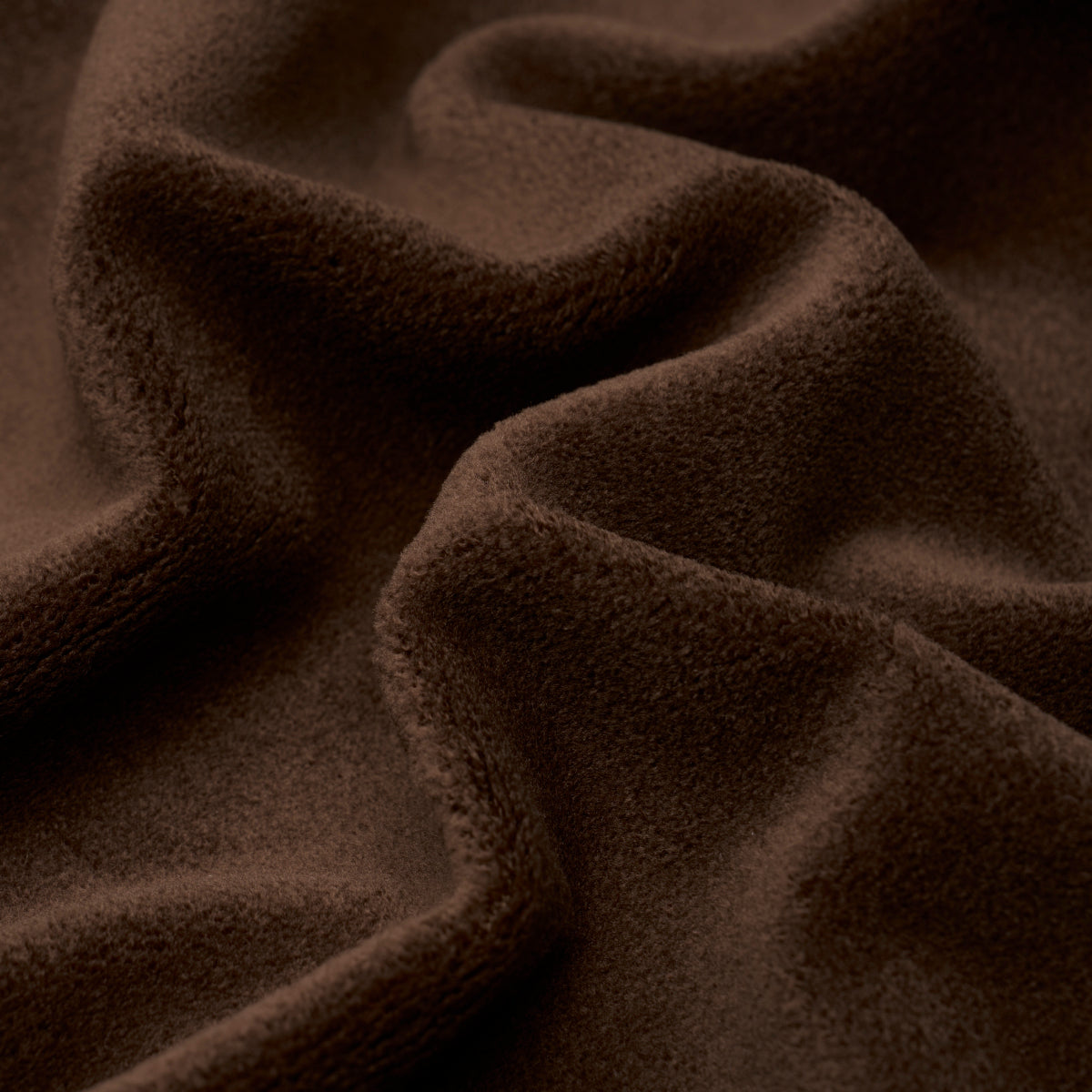 Hermine Virgin Wool - Chocolate - Schumacher 80475 Fabric - Schumacher Fabric