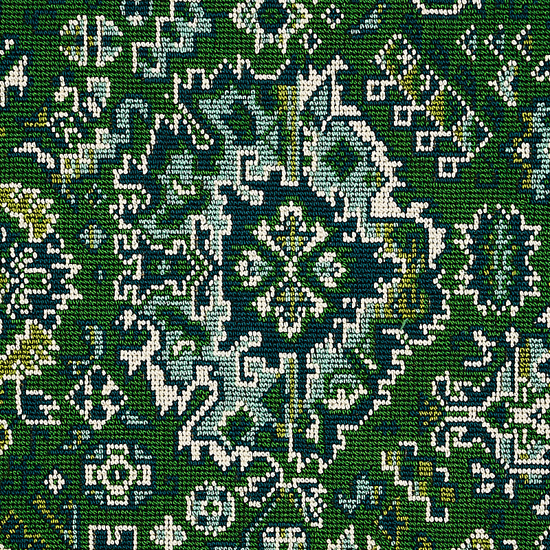 PALLAY-EPINGLE-EMERALD-SCHUMACHER-80620 - Schumacher Fabric