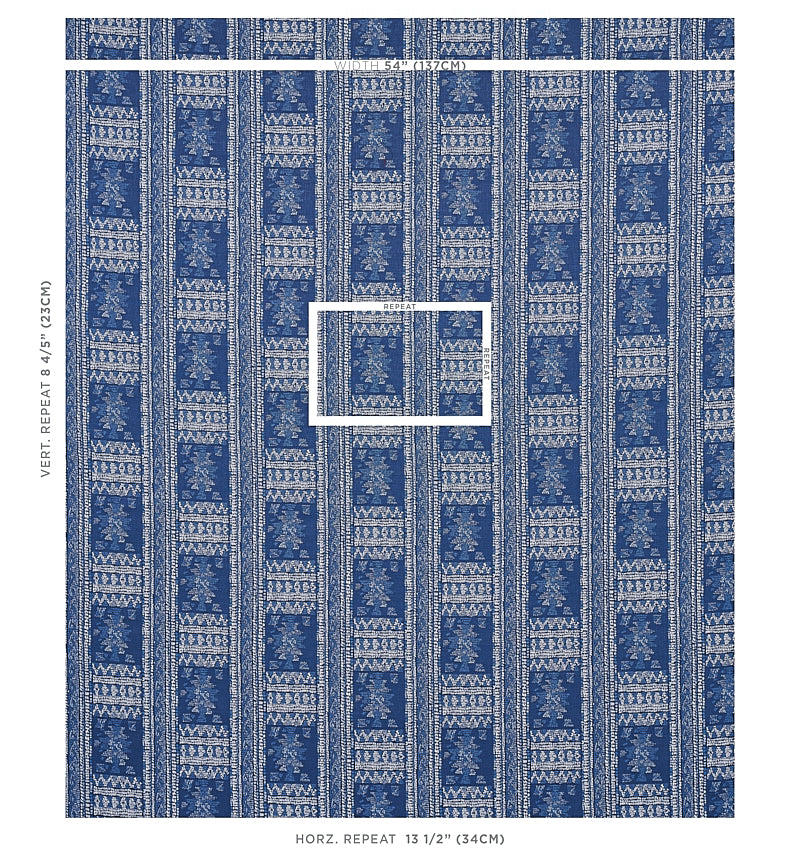 MARACENA-JACQUARD-BLUE-SCHUMACHER-80630