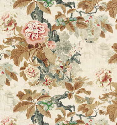 Chinese Lantern - Browns - Lee Jofa Fabric
