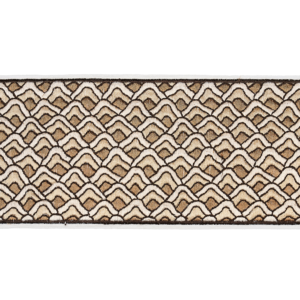 SUNRISE-EMBROIDERY-TAPE-SAND-SCHUMACHER-80890 - Schumacher Trim