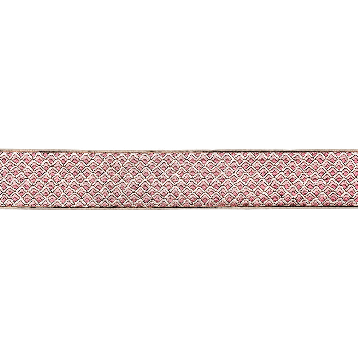 SUNRISE-EMBROIDERY-TAPE-PINK-SCHUMACHER-80891 - Schumacher Trim