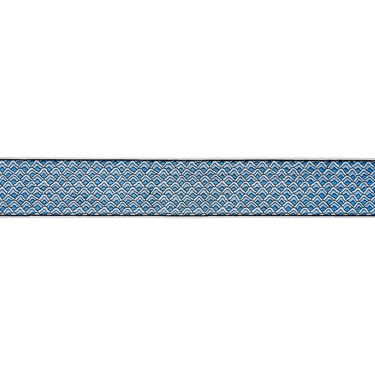 SUNRISE-EMBROIDERY-TAPE-BLUES-SCHUMACHER-80893 - Schumacher Trim