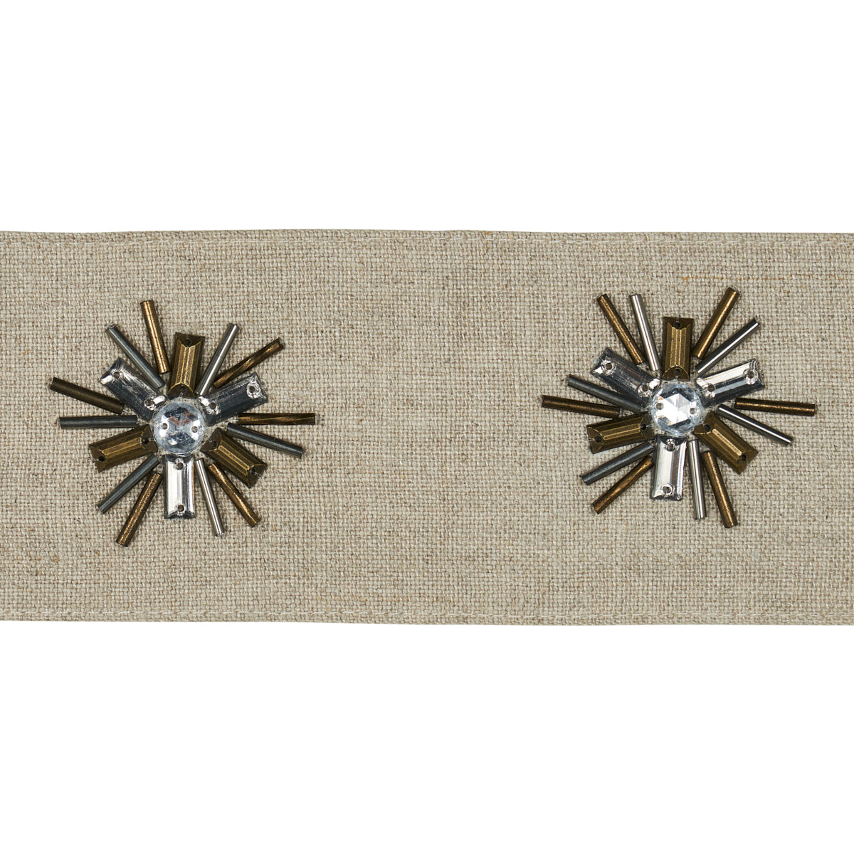 CONSTELLATION-BEADED-TAPE-LINEN-SCHUMACHER-81190 - Schumacher Trim