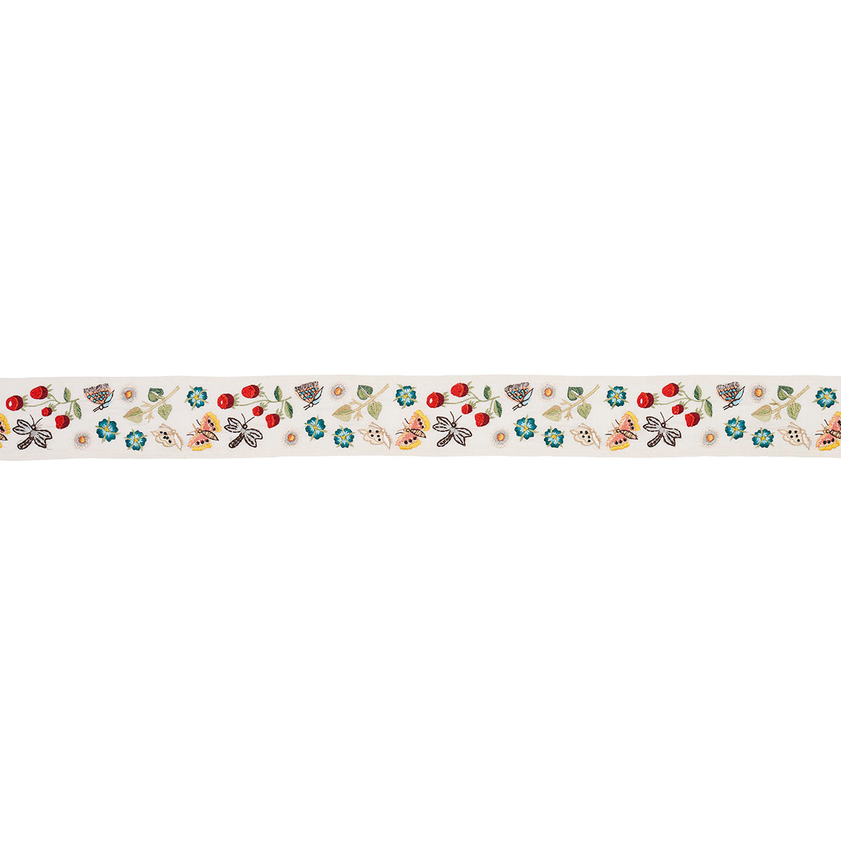 ROYAL-SILK-EMBROIDERY-TRIM-MULTI-SCHUMACHER-81240 - Schumacher Trim