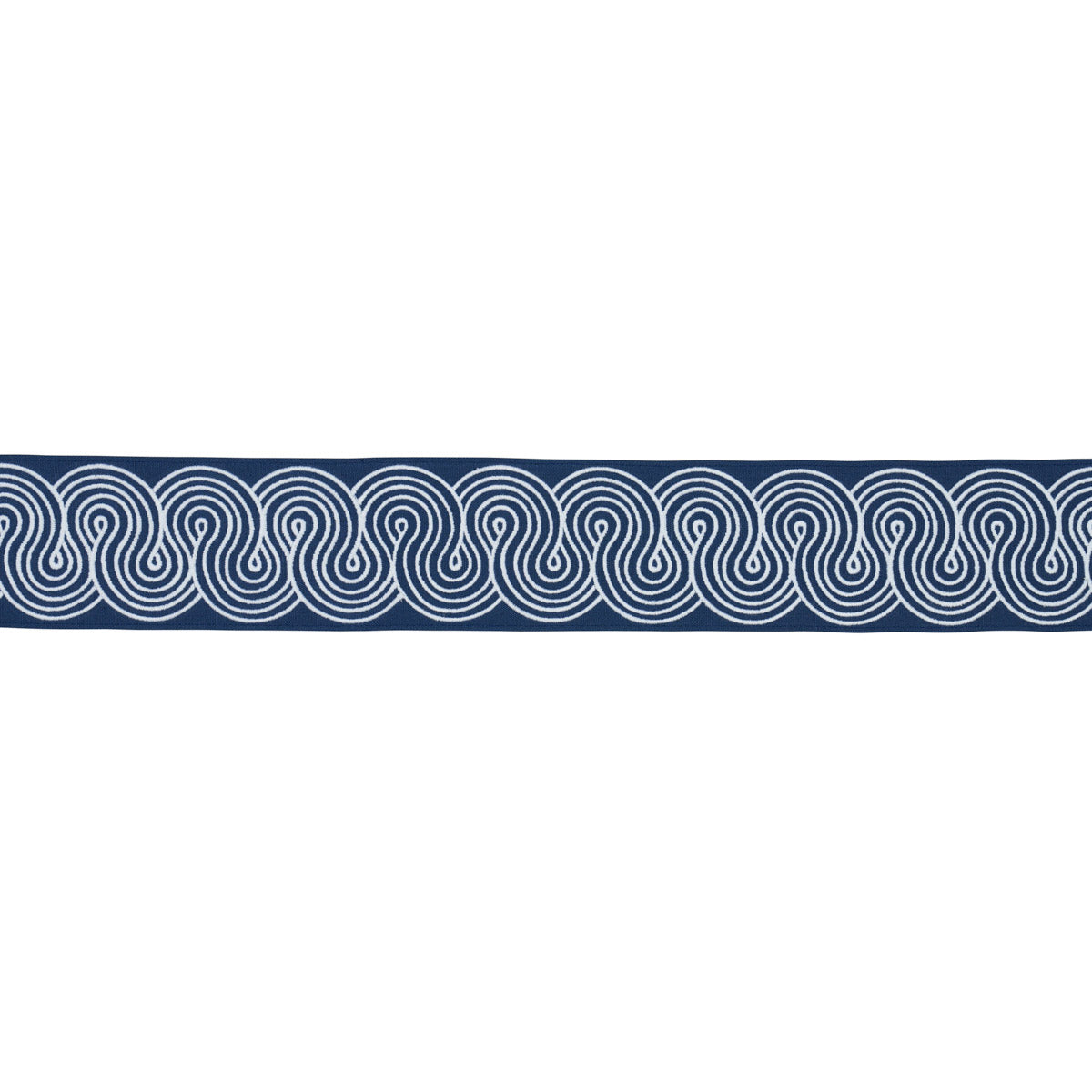 GIRALDI-EMBROIDERED-TRIM-WHITE-ON-NAVY-SCHUMACHER-81253 - Schumacher Trim