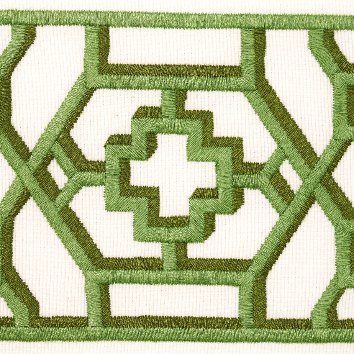 ZANZIBAR-TRELLIS-TAPE-JADE-SCHUMACHER-81281 - Schumacher Trim