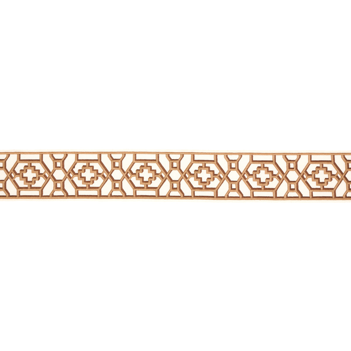 ZANZIBAR-TRELLIS-TAPE-CAMEL-SCHUMACHER-81282 - Schumacher Trim