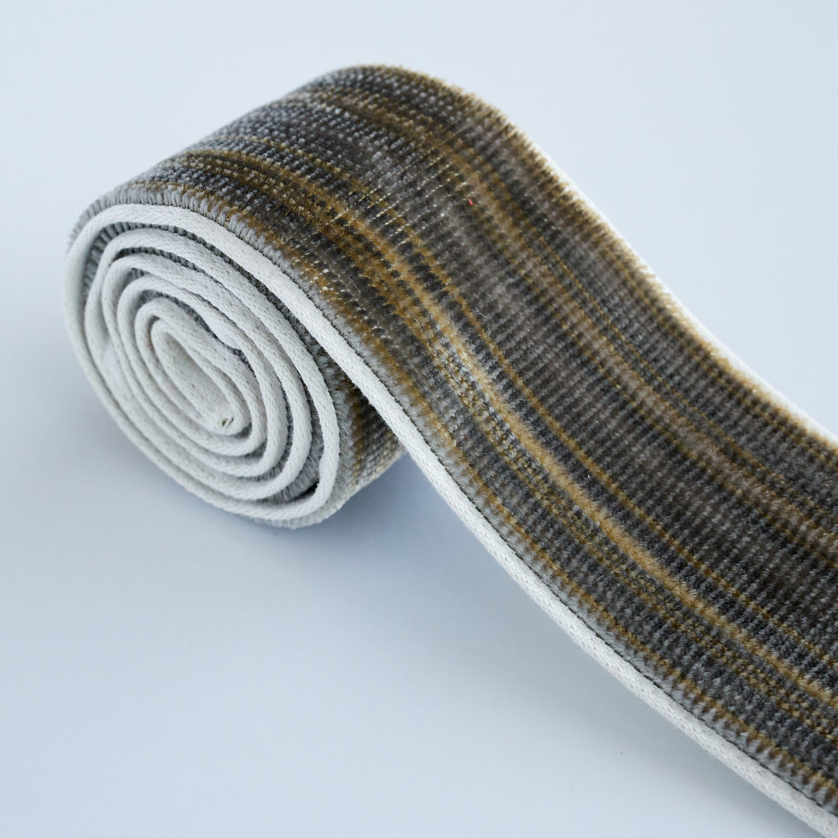 GASPARD-VELVET-TAPE-NARROW-CHARCOAL-SCHUMACHER-81294 - Schumacher Trim