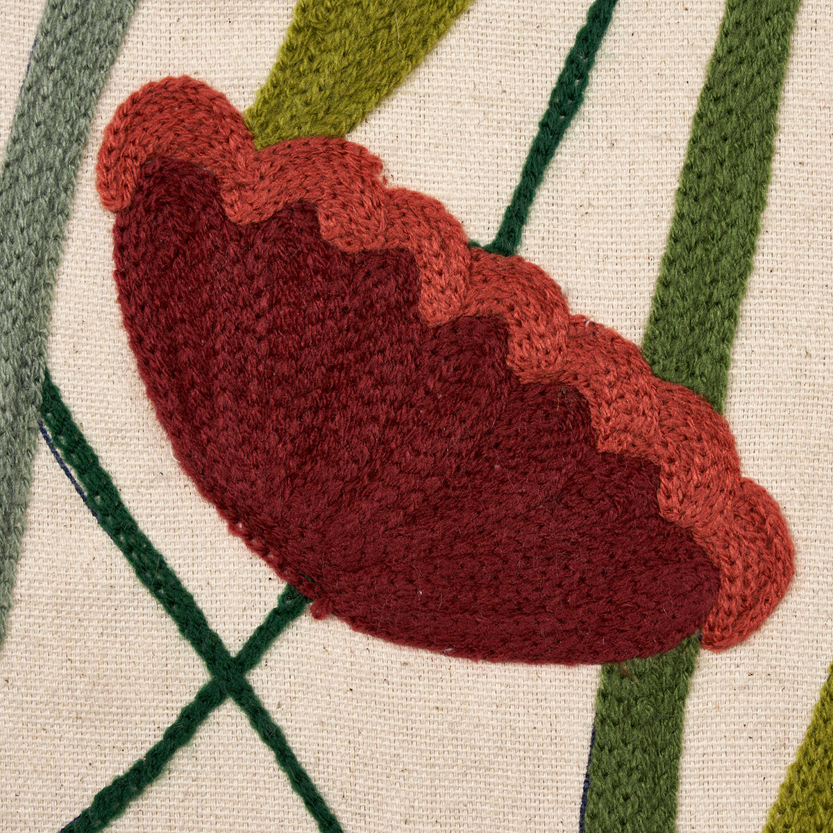 DECO-FLOWER-EMBROIDERY-MULTI-SCHUMACHER-81560 - Schumacher Fabric
