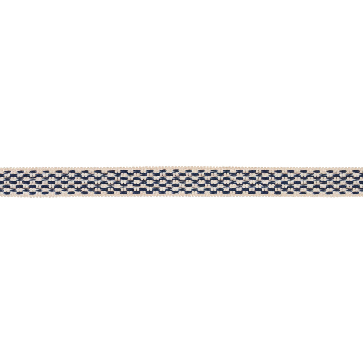 CRAWFORD-CHECK-TAPE-MEDIUM-INDIGO-SCHUMACHER-81630 - Schumacher Trim