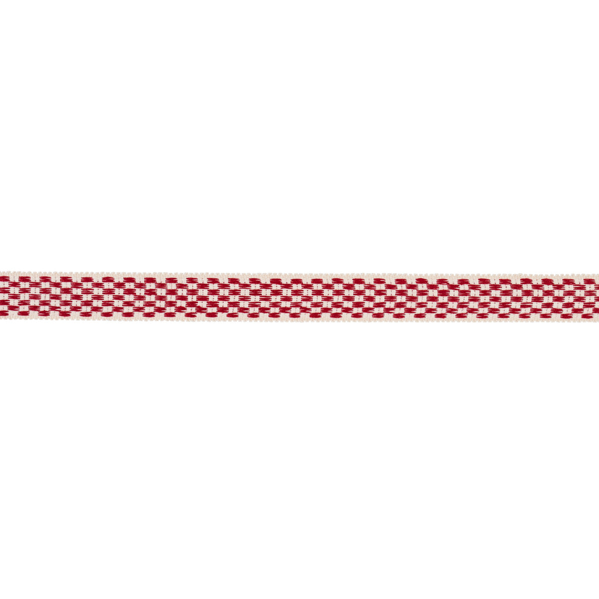 CRAWFORD-CHECK-TAPE-MEDIUM-CORNWALLIS-RED-SCHUMACHER-81631 - Schumacher Trim