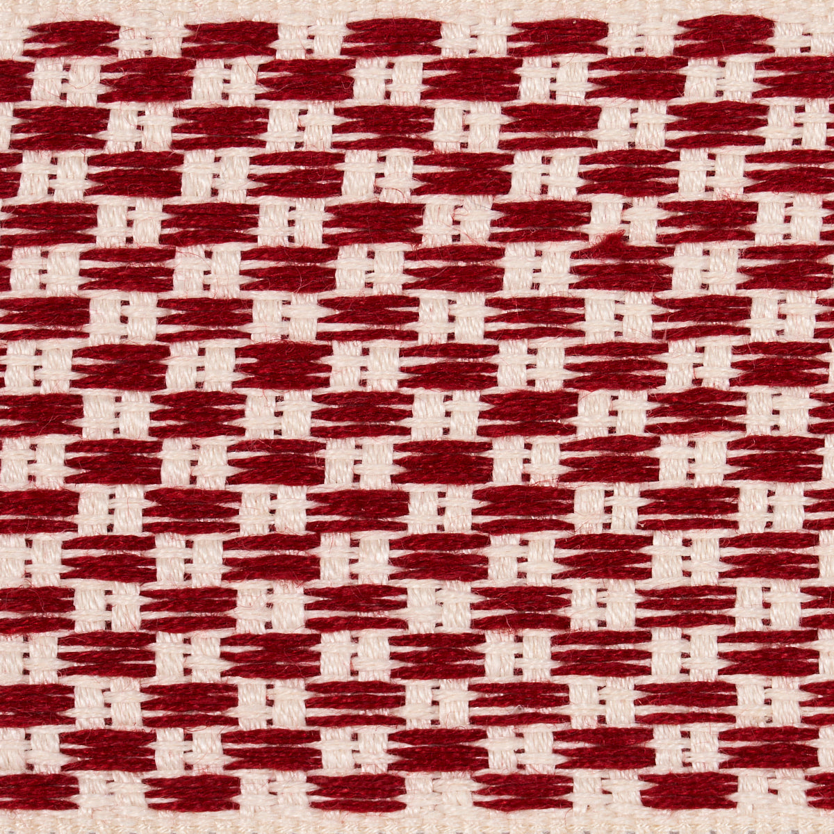 CRAWFORD-CHECK-TAPE-WIDE-CORNWALLIS-RED-SCHUMACHER-81641 - Schumacher Trim