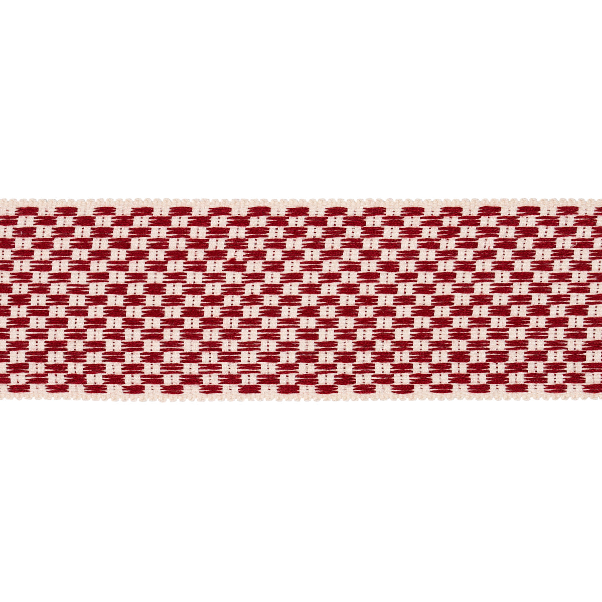 CRAWFORD-CHECK-TAPE-WIDE-CORNWALLIS-RED-SCHUMACHER-81641 - Schumacher Trim