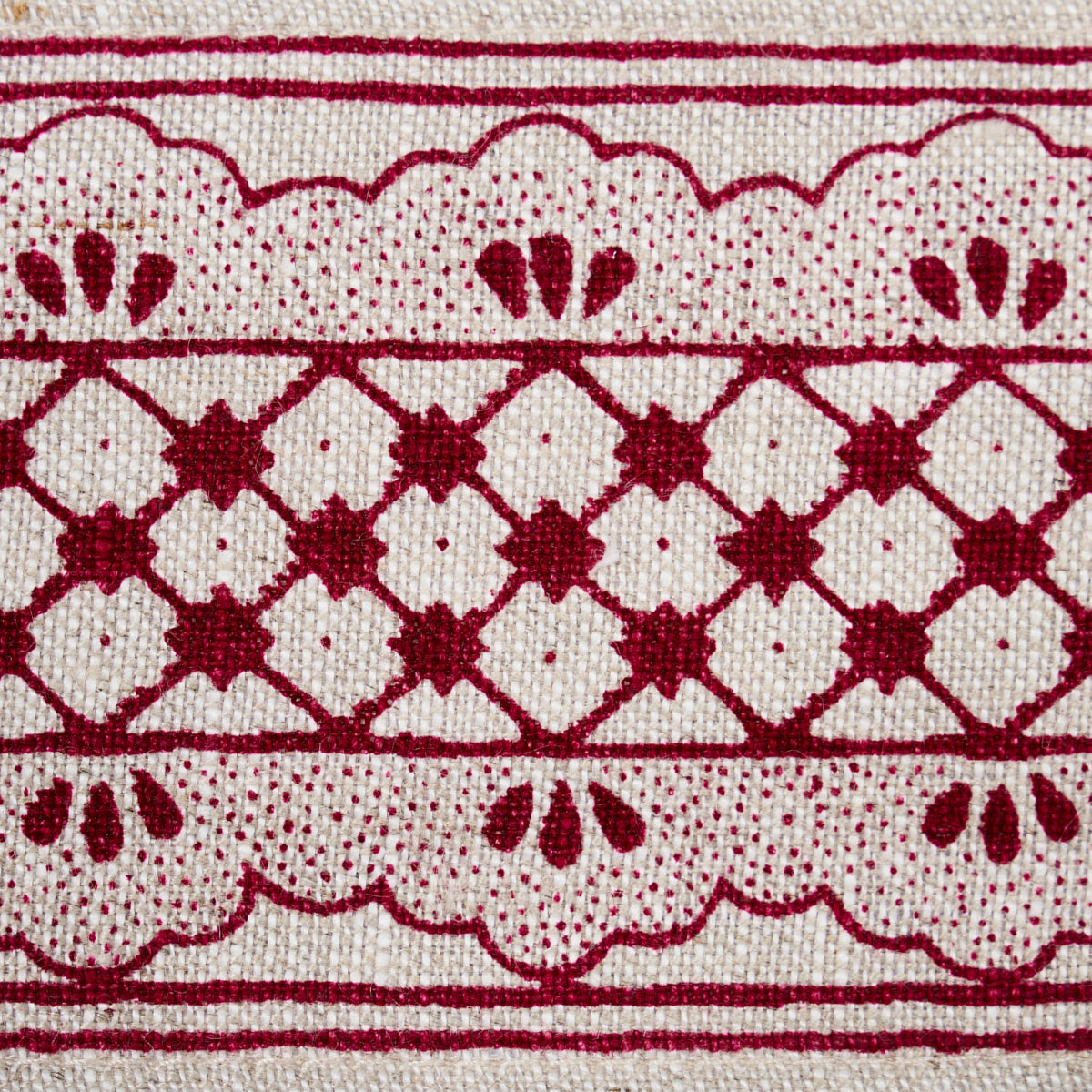 DAVISON-SCALLOPED-TAPE-CRIMSON-SCHUMACHER-81651 - Schumacher Trim