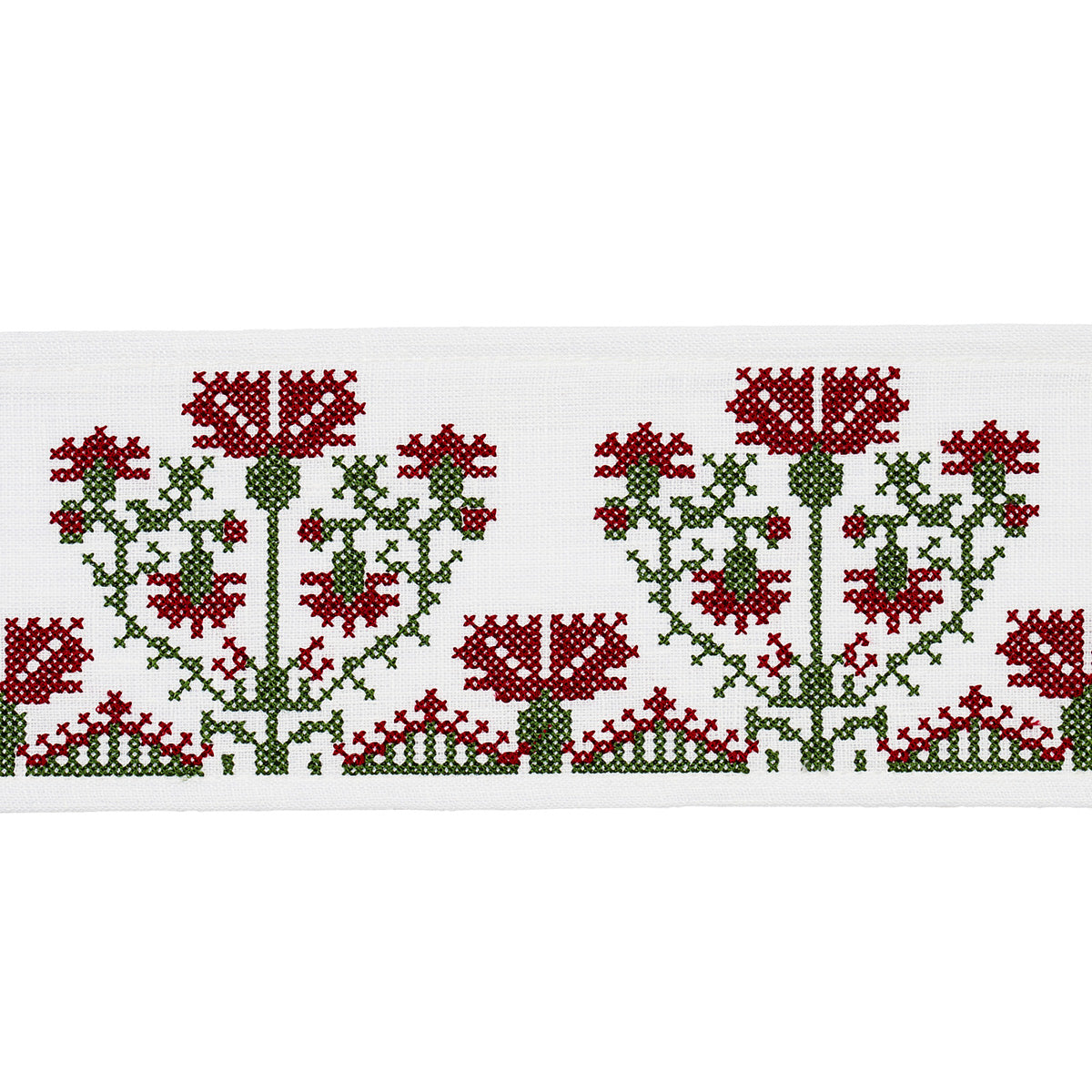 CUSTIS-EMBROIDERED-TAPE-CLARET-SCHUMACHER-81660 - Schumacher Trim