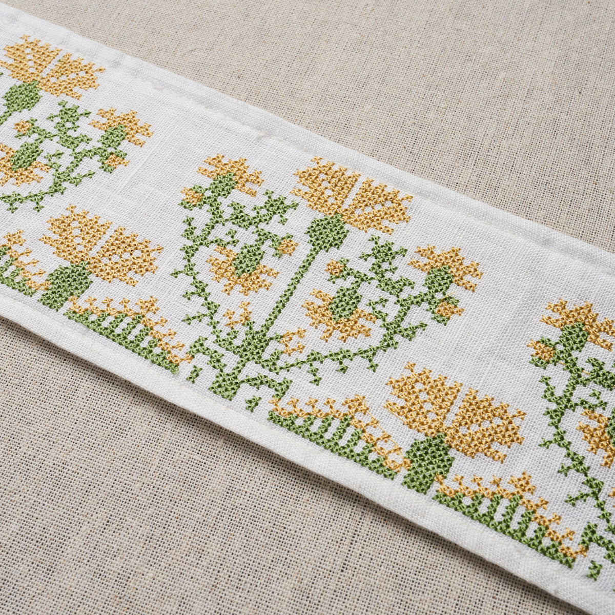 CUSTIS-EMBROIDERED-TAPE-MARIGOLD-SCHUMACHER-81663 - Schumacher Trim