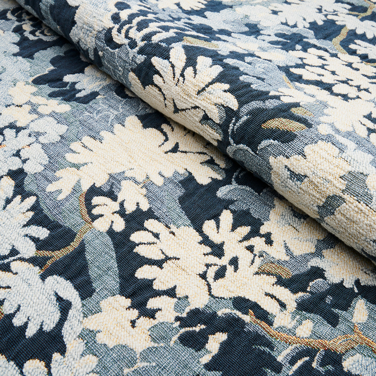 VERDURE-TAPESTRY-BLUE-SCHUMACHER-81851 - Schumacher Fabric