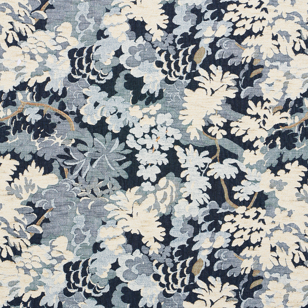 VERDURE-TAPESTRY-BLUE-SCHUMACHER-81851 - Schumacher Fabric