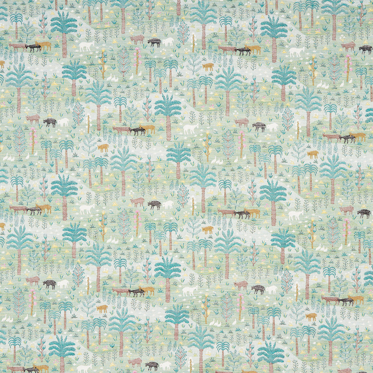 LAS-COLINAS-SCENIC-TAPESTRY-GREEN-SCHUMACHER-81960 - Schumacher Fabric
