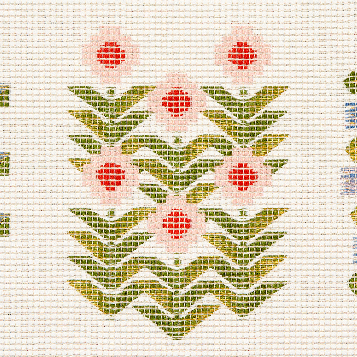 ANNIKA-FLORAL-TAPESTRY-MULTI-ON-IVORY-SCHUMACHER-81970 - Schumacher Fabric