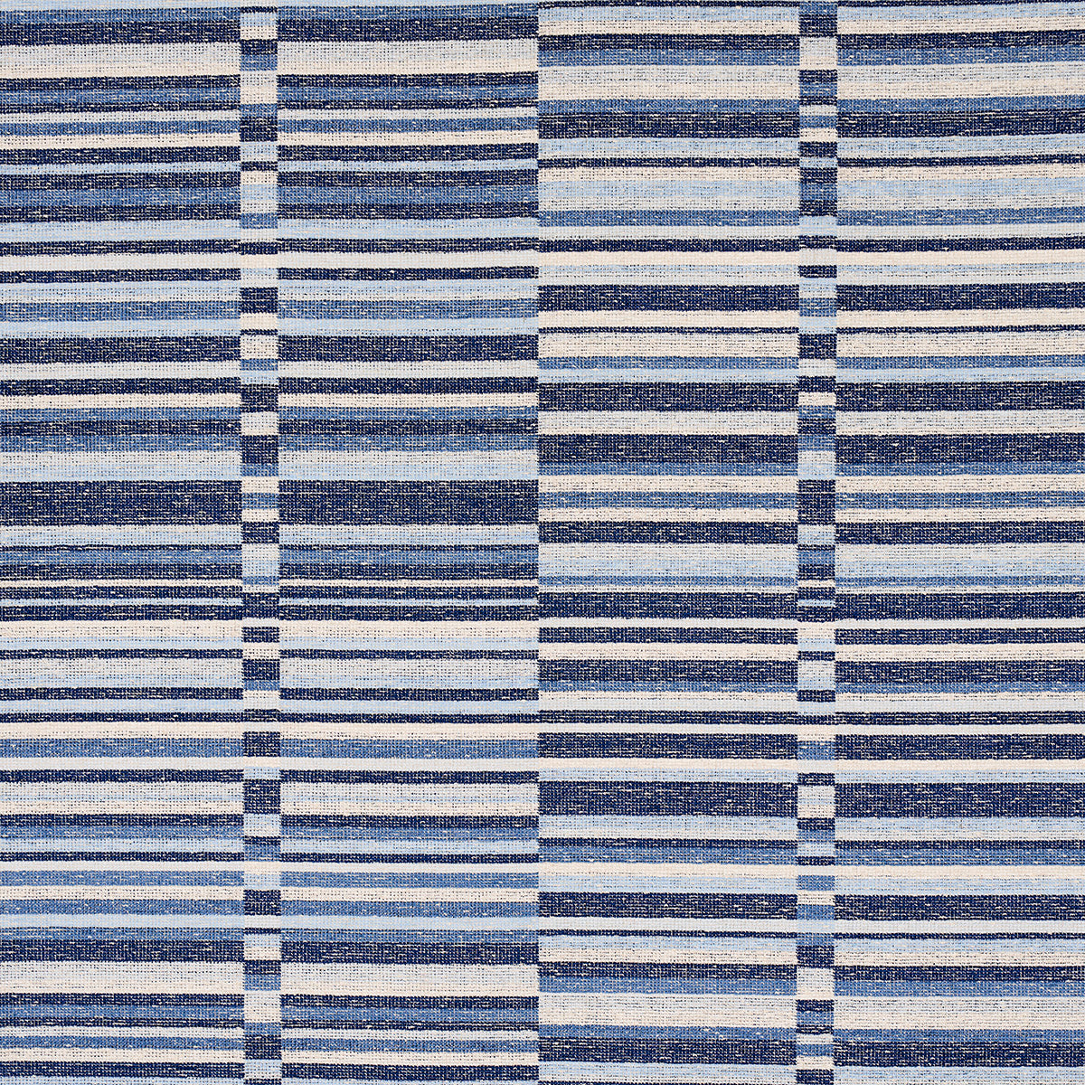TIERRA-STRIPE-BLUE-SCHUMACHER-82010 - Schumacher Fabric