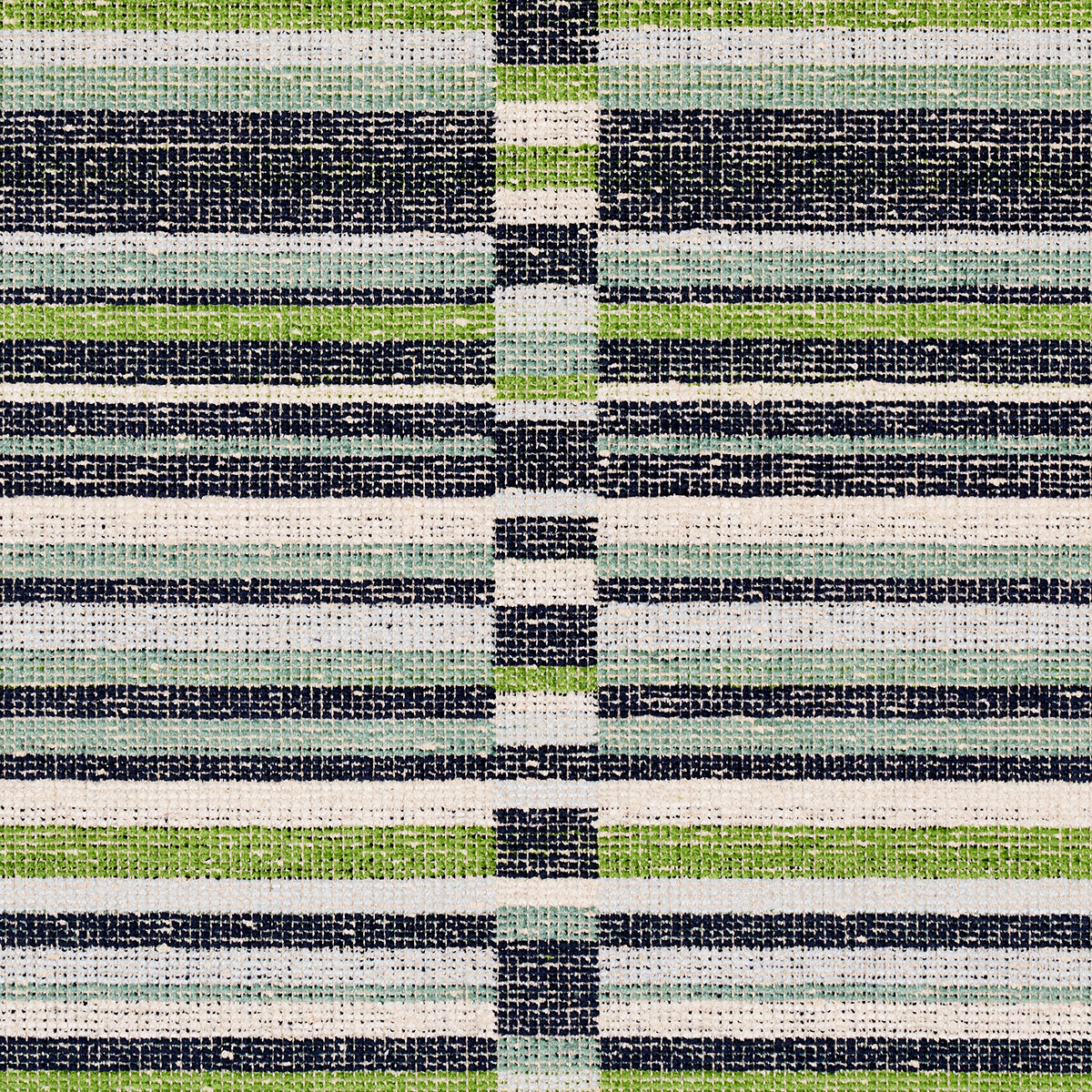 TIERRA-STRIPE-GREEN-BLUE-SCHUMACHER-82011 - Schumacher Fabric