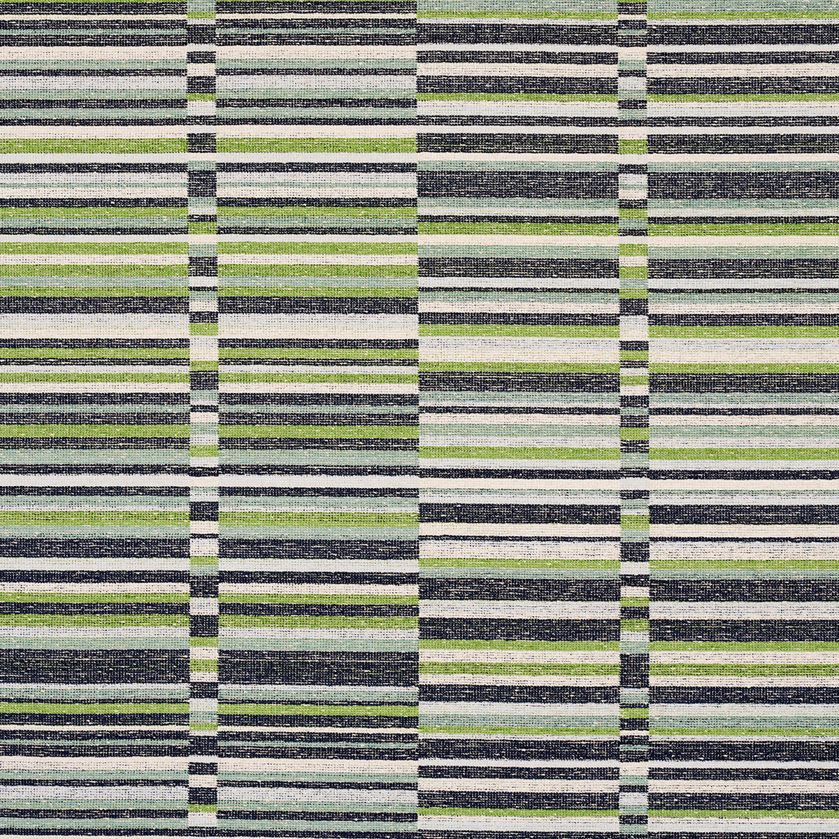 TIERRA-STRIPE-GREEN-BLUE-SCHUMACHER-82011 - Schumacher Fabric