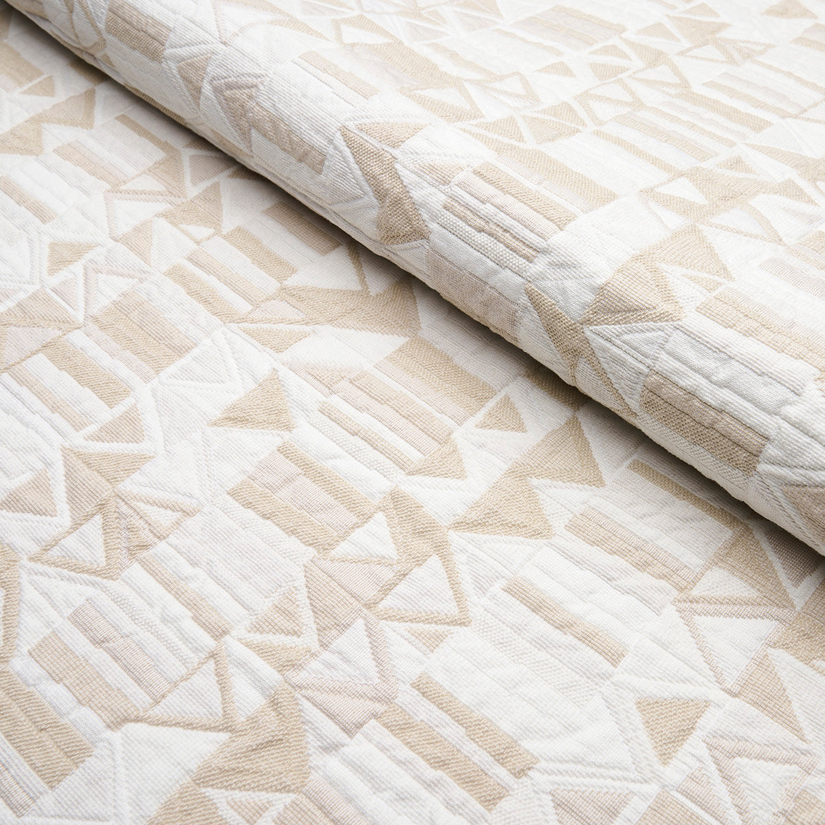 BIZANTINO-QUILTED-WEAVE-NATURAL-SCHUMACHER-82022 - Schumacher Fabric