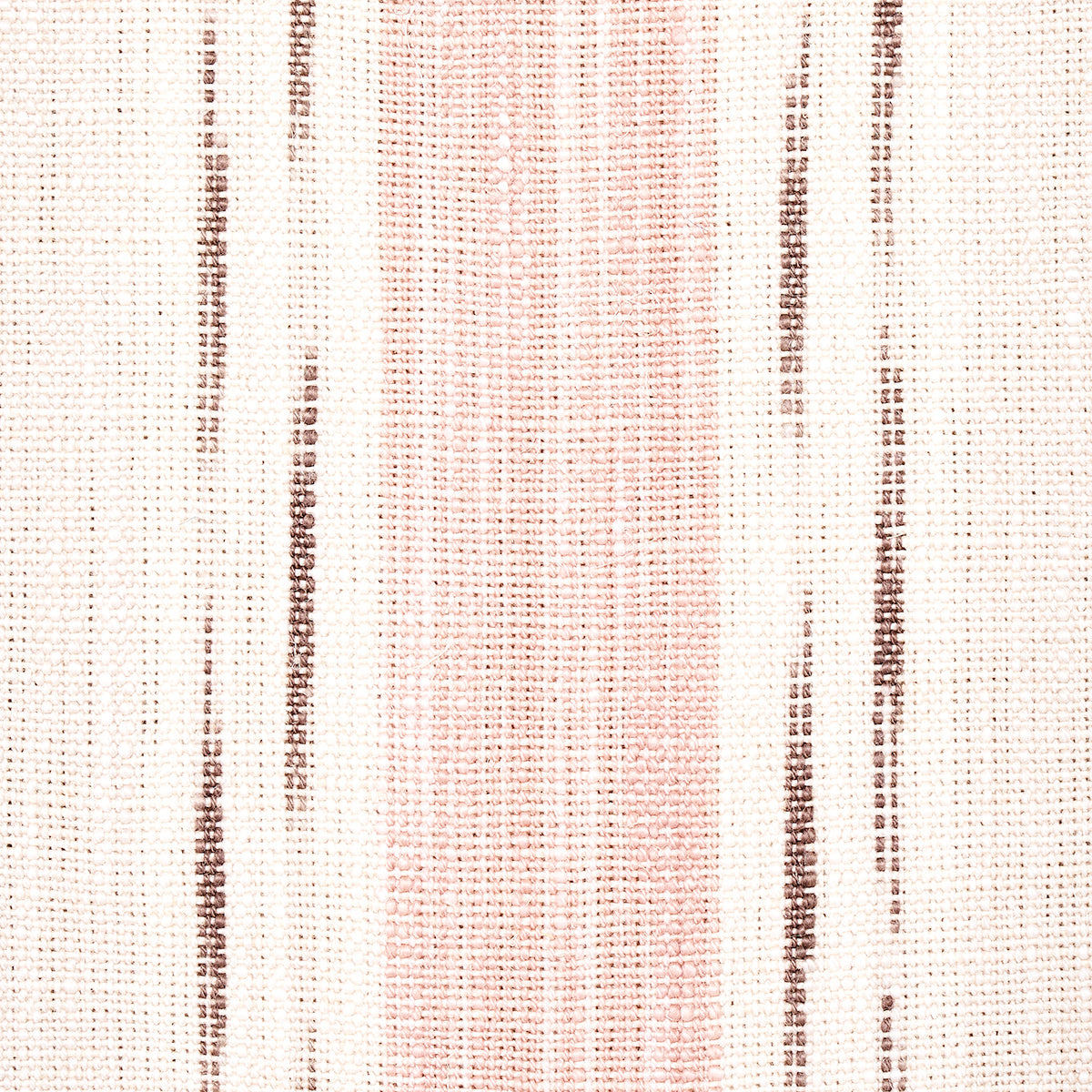 MIRZA-IKAT-STRIPE-BLUSH-ON-NATURAL-SCHUMACHER-82111 - Schumacher Fabric