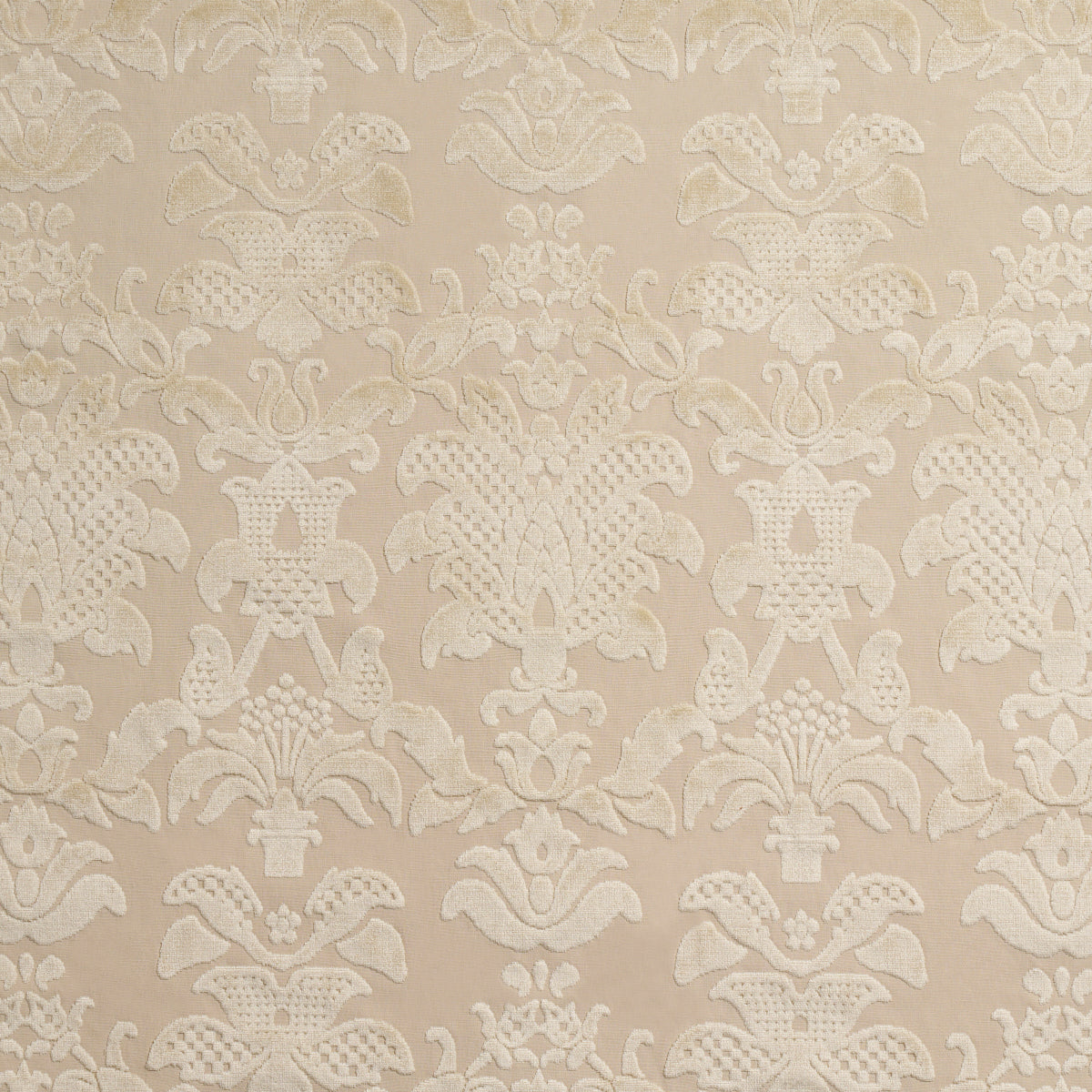 LIMBOURG-DAMASK-VELVET-PEARL-SCHUMACHER-82161 - Schumacher Fabric