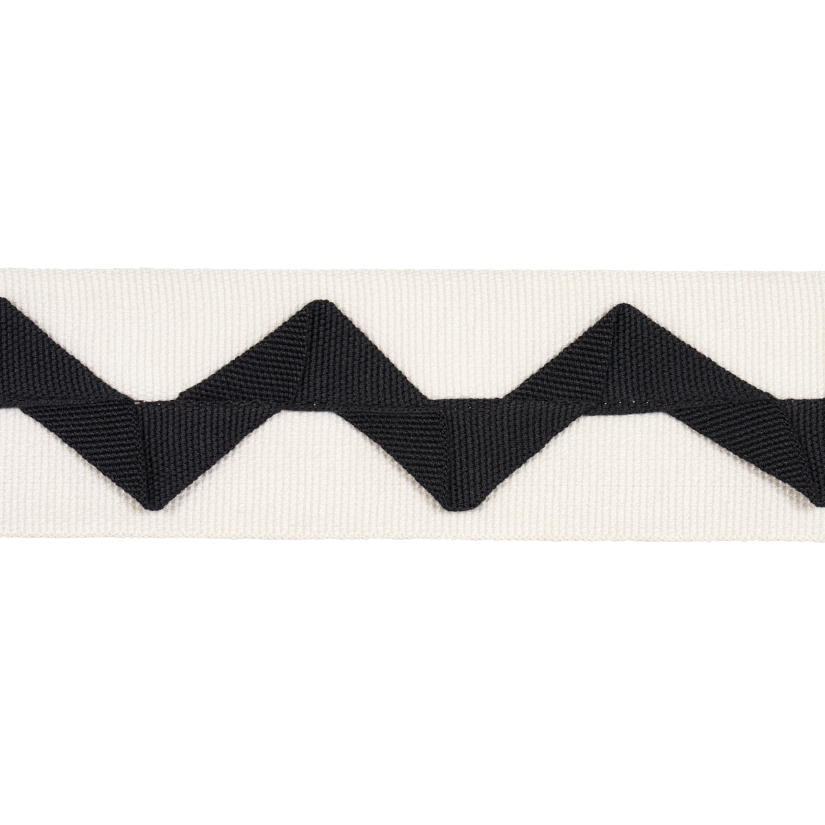 LAZARE-APPLIQU-TAPE-BLACK-ON-IVORY-SCHUMACHER-82243 - Schumacher Trim