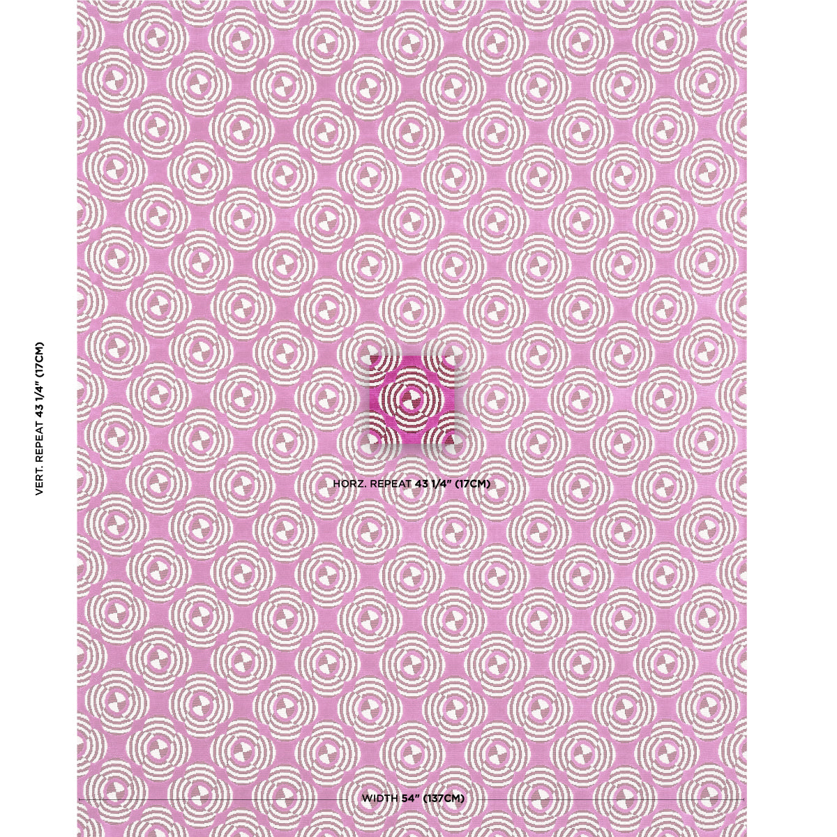 LE-MODERNE-CUT-VELVET-MAGENTA-SCHUMACHER-82262 - Schumacher Fabric